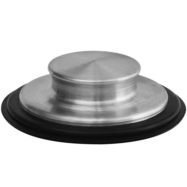 2PCS Universal Kitchen Sink Strainers Garbage Disposal Stopper Stainless Steel