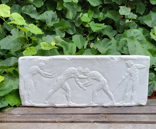 STONE ADAM AND Ewa Stucco Facade Facade Stucco Bas-Relief Marble Stone ...