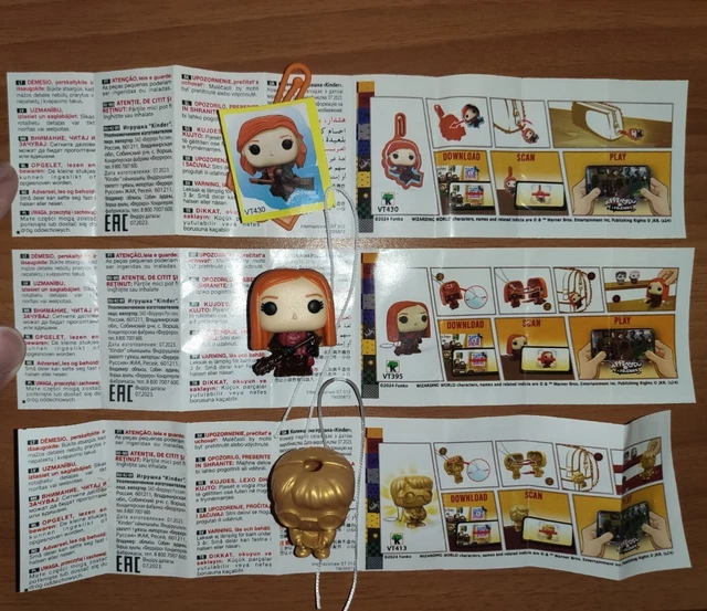 KINDER JOY HARRY Potter Quidditch 2024 Funko Pop VT401 K EUR 500,00 - Foto 8