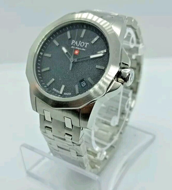 OROLOGIO UOMO PAJOT SKYWALK SWISS MADE,CASSA 40mm,MOVIMENTO RONDA