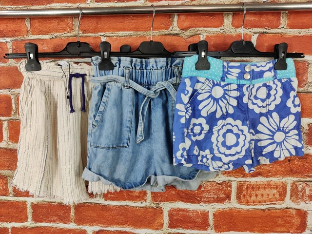 Girls Bundle Age 8-9 Years Boden Next Zara Shorts Set Denim Summer Kids 134Cm