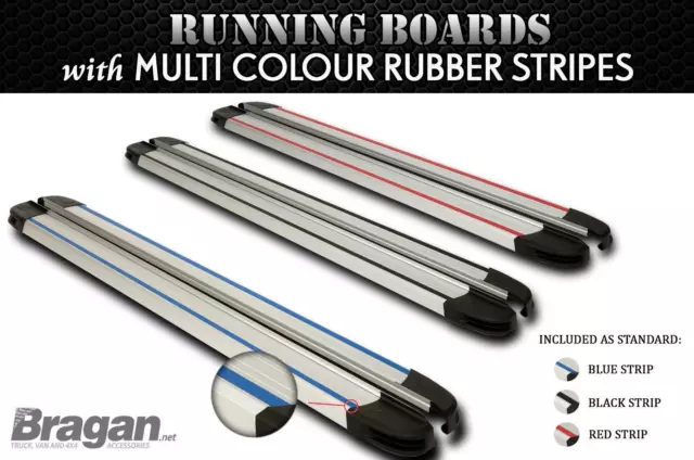 SILVER Running Boards For 2013+ Vauxhall / Opel Mokka Aluminum Step Multi Colour