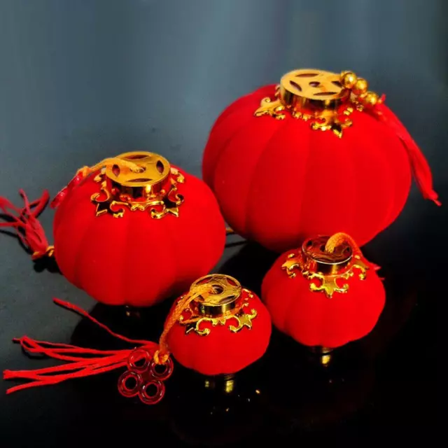 Chinese Traditional Red Lantern Pendant Decoration Lantern New Chinese Year L0N3