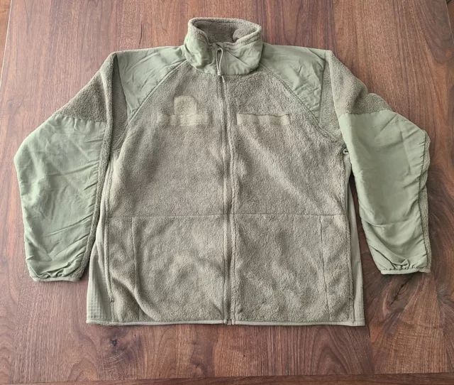 Usgi Medium Reg Polartec Level 3 Gen Iii Coyote Fleece Cold Weather Jacket Vg
