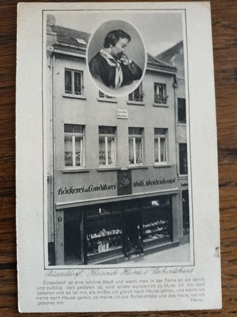 Düsseldorf Heinrich Heine Geburtshaus - Bäckerei Wilhelm Weidenhaupt 1928