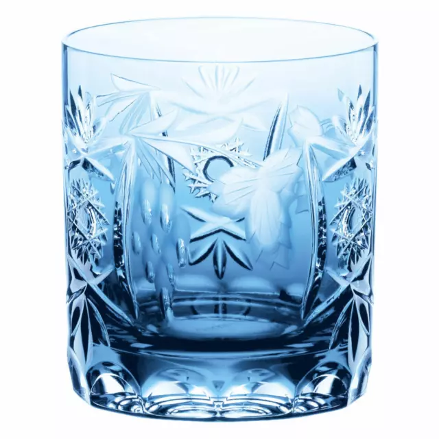 Nachtmann Whiskeyglas Pur Traube Aquamarin Glas Kristallglas 9 cm 35891