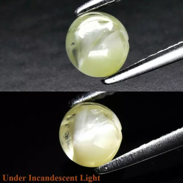 ★★   RARE !! CHRYSOBERYL OEIL DE CHAT DU SRI LANKA : 0,80 CARAT ★★ P241.129t