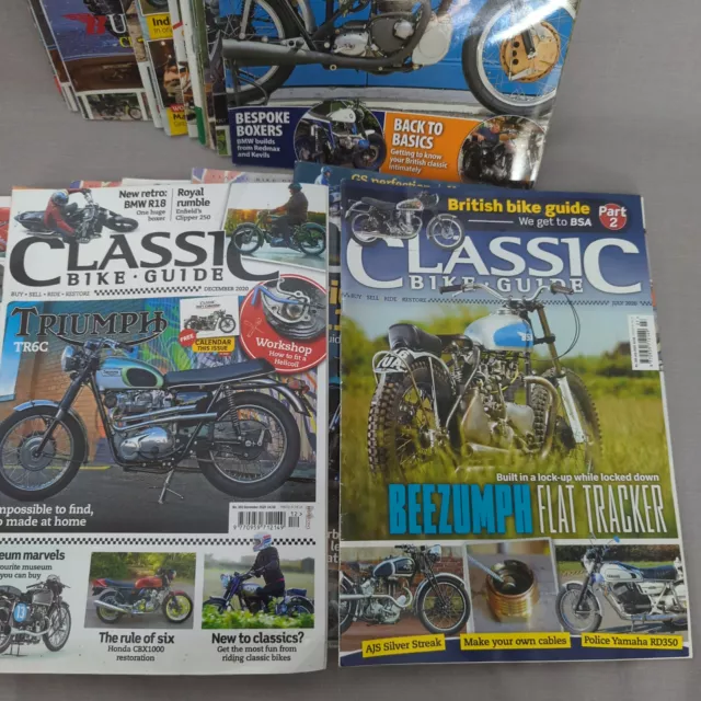 20 Issues Classic Bike Guide Magazine Collection joblot bundle 3