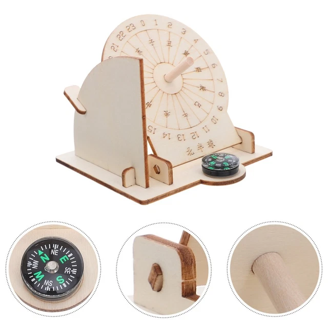 Horloge Mécanique à Monter Soi-même – Modèle éducatif Démontable – 19,5 X 21 Cm – Engrenages Sans Piles – Pour Enfants Et Ados