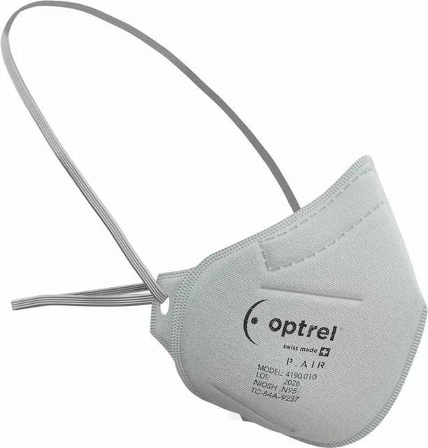 Optrel 4190.010 P.AIR NIOSH N95 Respiratory Mask -10 Masks
