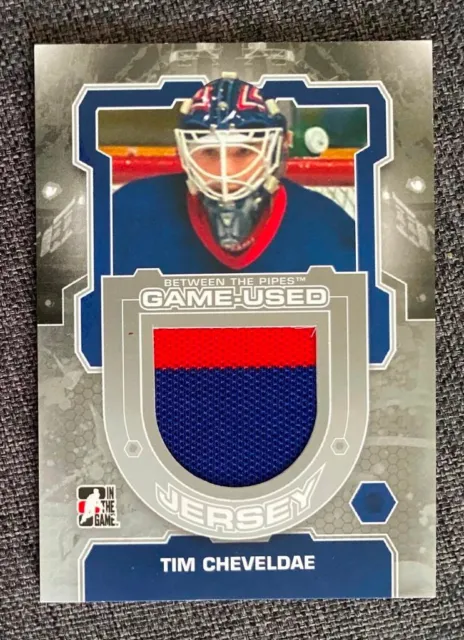 2012-13 ITG Between the Pipes Game-Used Jersey SILVER #M-10 - Tim Cheveldae