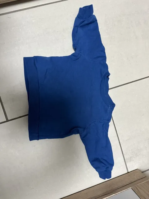H&M Sweatshirt Oberteil Baby Jungen Blau Gr. 62 Pulli Pullover Gebraucht