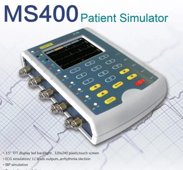 Hot Contec MS400 Multi-parameter Patient Simulator,ECG Simulator USA  Fedex NEW