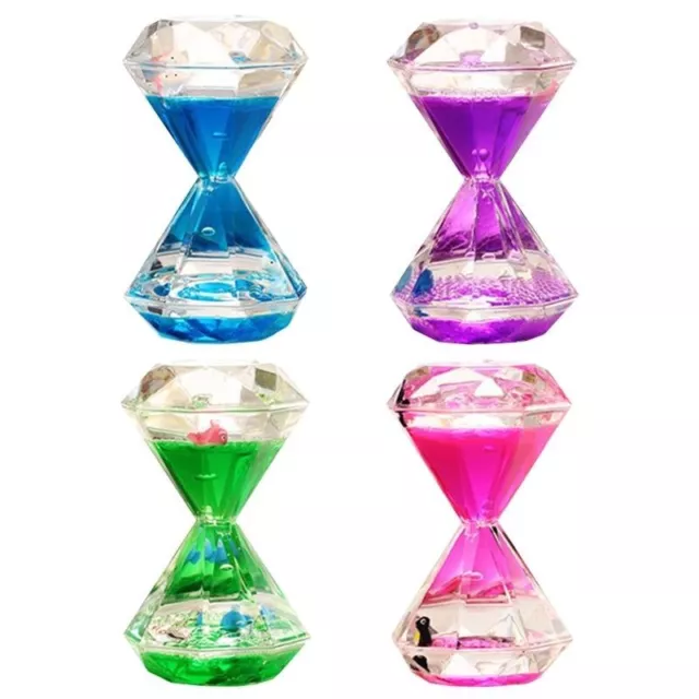 Diamond Shaped Animal Liquid Bubble Timer Fidget Sensory Toy - Autism ADHD