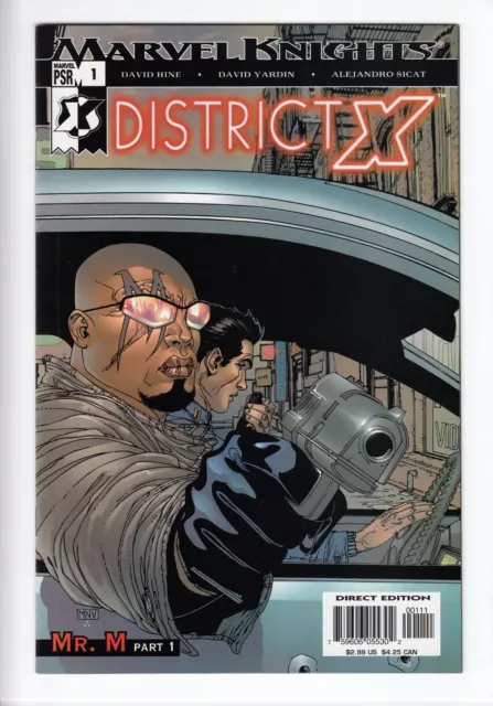 DISTRICT X #1 (2004-07) Vol 1 MARVEL KNIGHTS Bishop X-Men HIGH GRADE