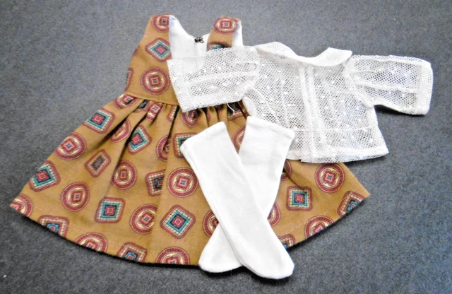 BELLE REPRO ENSEMBLE FLEURI DOUBLE EMPLOI 1950 POUR BLEUETTE
