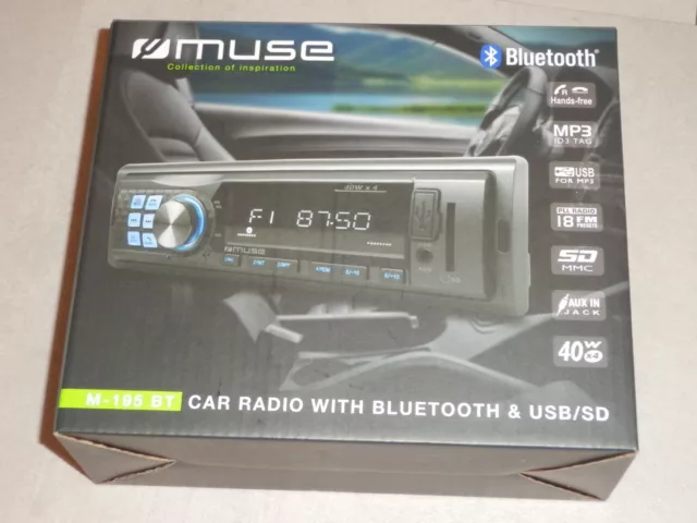 Auto radio MUSE BLUETOOTH M-195BT