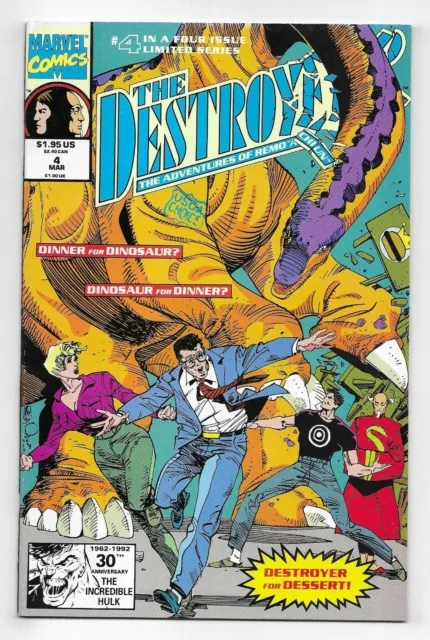 The DESTROYER Adventures of Remo & Chiun #4 MARVEL COMIC BOOK Movie 1992 direct