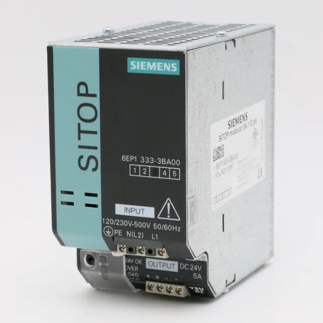 Siemens 6EP1333-3BA00 SITOP modular 5A 1/2 ph