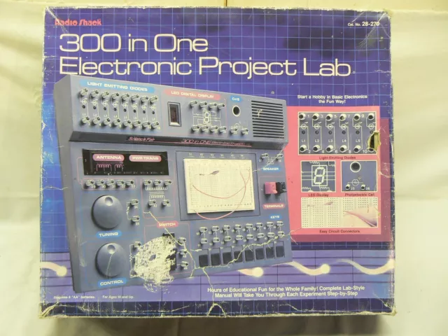 RADIO SHACK 300 in One Electronics Lab w/ Instruction Manual in Box - FAST SHIP