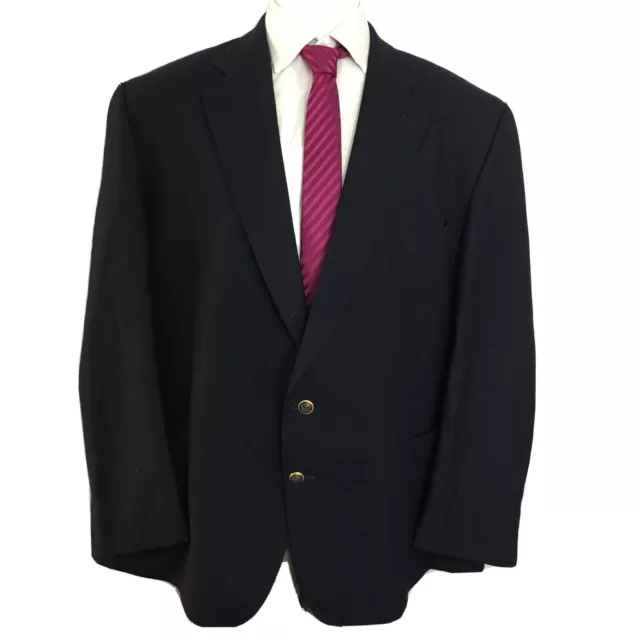 GIACCA BLAZER MAGEE 54 BLU NAVY REGOLARE pura lana nuova uomo