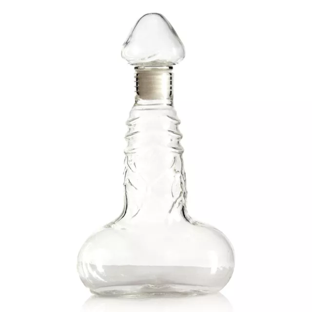 Dickanter Drinks Decanter Novelty Gift Whiskey Liquor Glass Dispenser 500ml UK 2