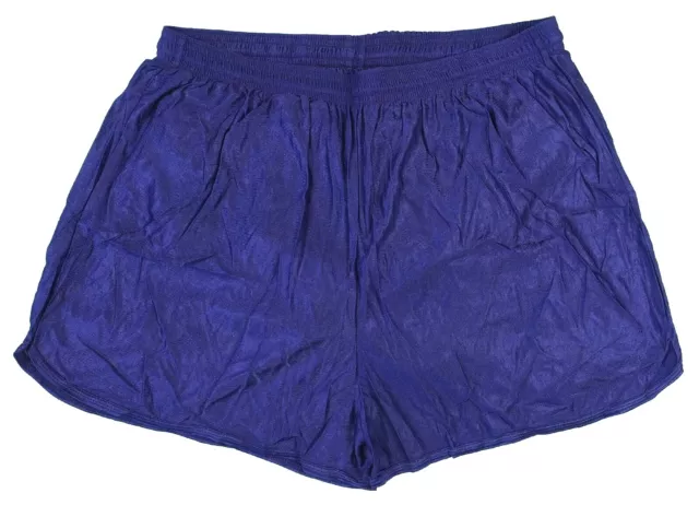 Purple Nylon Running Track Shorts by Don Alleson Men's Medium