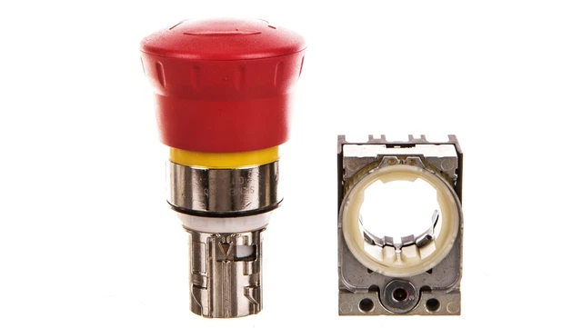 Aexit Arrêt d'urgence verrouillage l'interrupteur à bouton-poussoir DPST 1NO 1NF 400V 10A 931T149