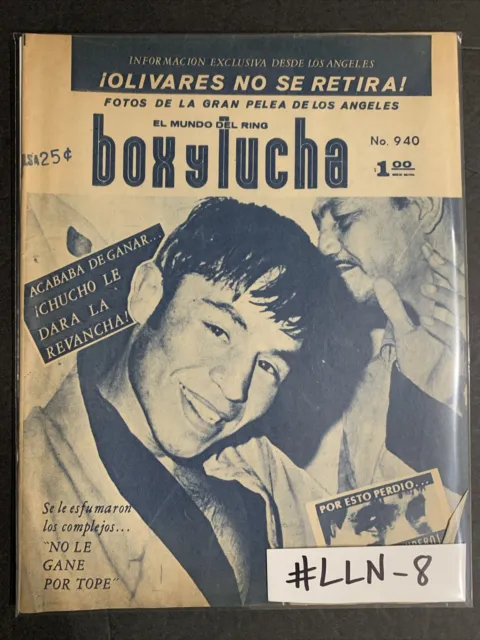 Box y Lucha Magazine * LUCHA LIBRE * 1971 * Mexican * El Rayo * #LLN-8