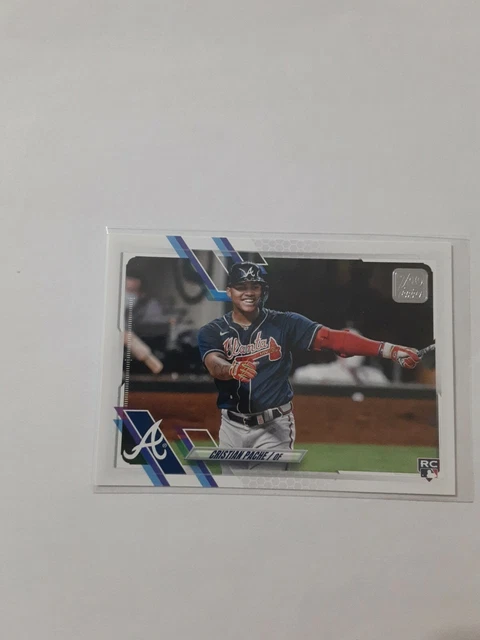 2021 Topps Baseball Christian Pache IMAGE VARIATION SP RC #187  Nm Rookie