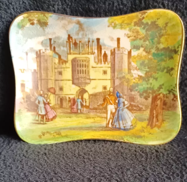 VTG Royal Winton Grimwades Old London Hampton Court Hand Painted Ring Tea #5207