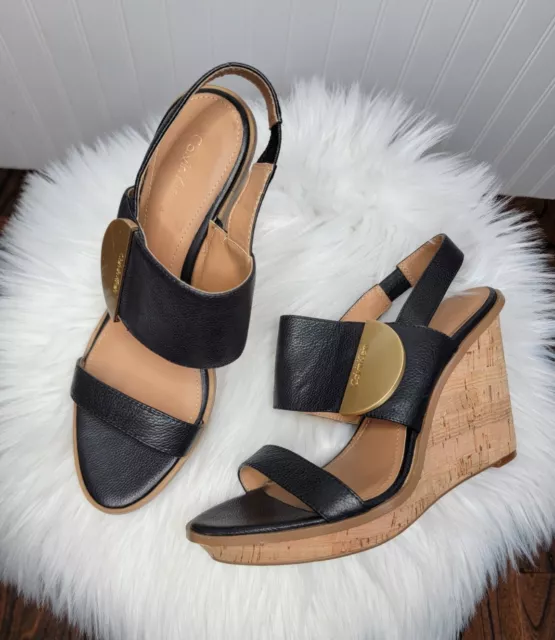 Calvin klein valoma platform sandal online