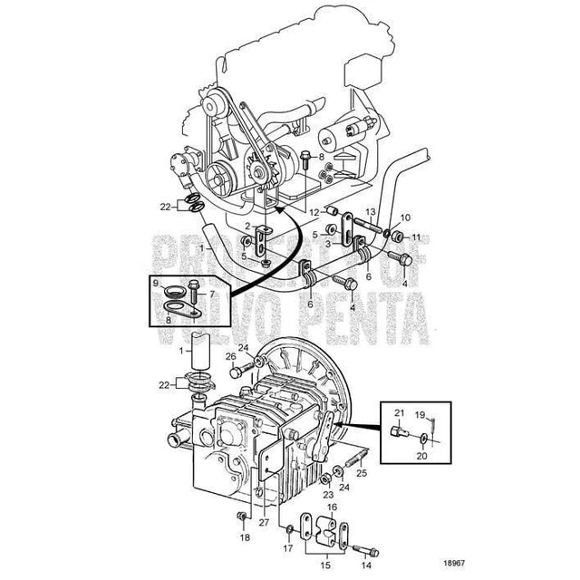 Volvo Penta Hose #3583077