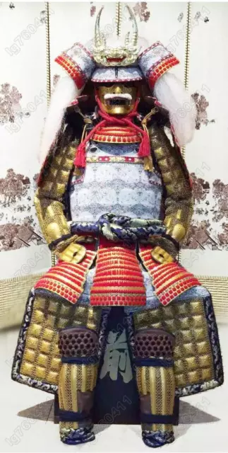 Wearable Rüstung Japanese samurai armour suit golden Ghost Takeda Shingen O19