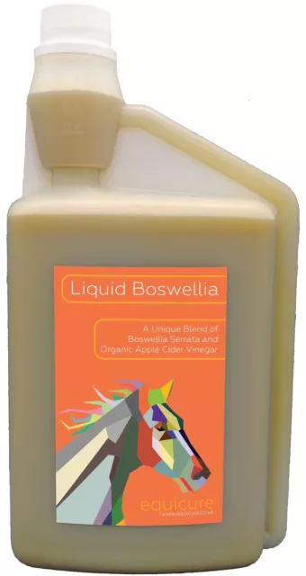 Equicure Liquid Boswellia For Horse/Pony (1 Litre) Brand New Best Fast Delivery