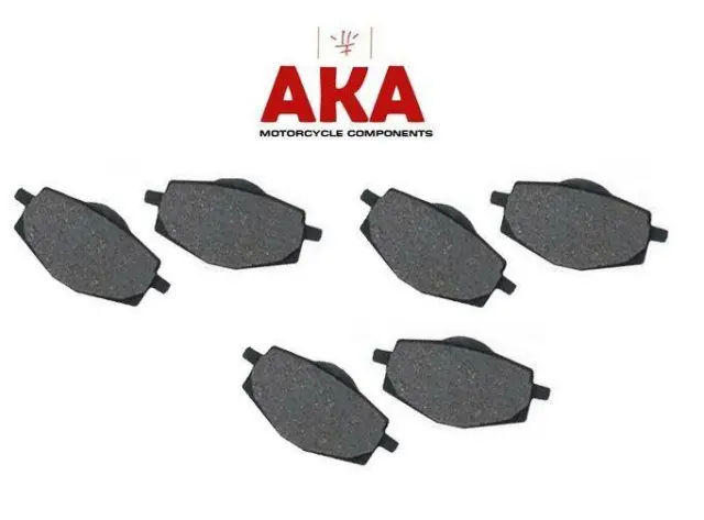 Complete Set of Front & Rear brake pads for Yamaha DT125 R DTR125 1997 to 2003