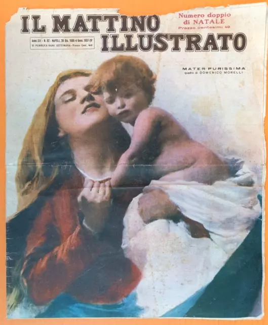 MATER PURISSIMA da IL MATTINO ILLUSTRATO R@R@ RIVISTA PRIMI 900-12172