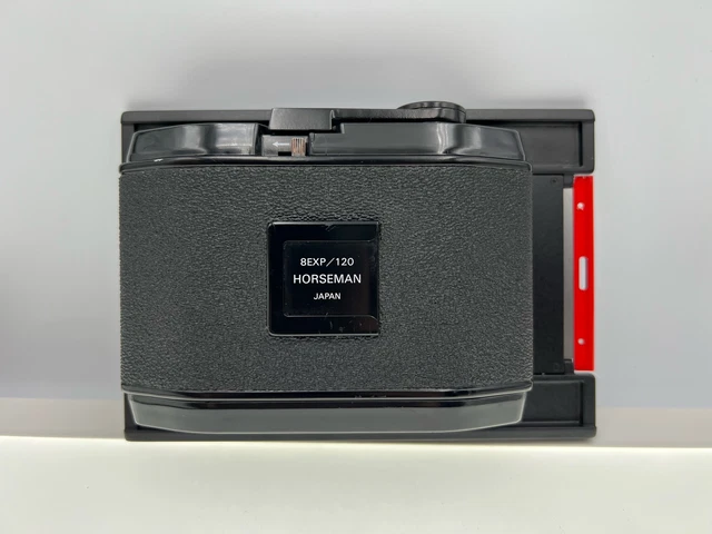 *Como nuevo* Soporte de película en rollos Horseman 8exp 6x9 120 para 4x5 Linhof St Back de JAPÓN