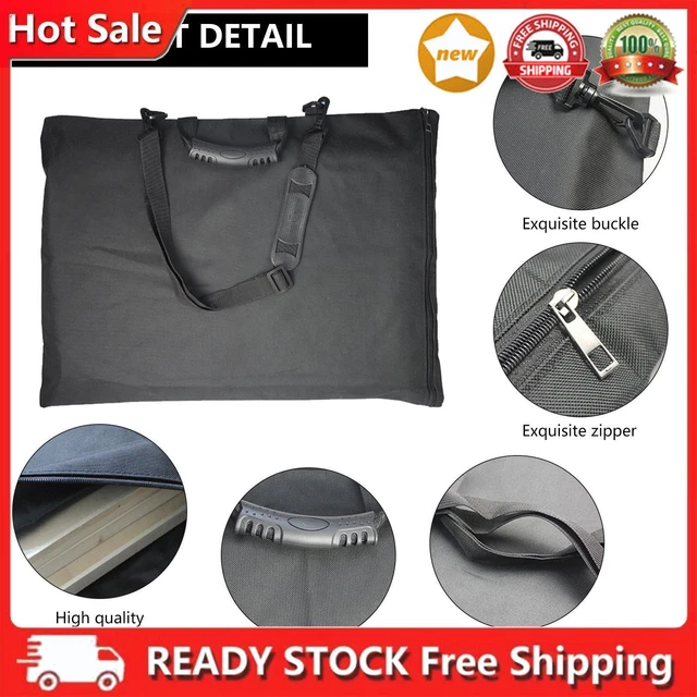 Bolso de Mano Art Portfolio Negro 8K Nailon Portafolio Estuche - Talla A3