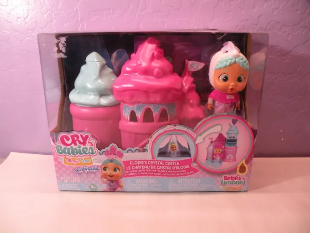 Cry Babies Elodie's Crystal Castle Icy World Magic Tears Playset Ages 3+