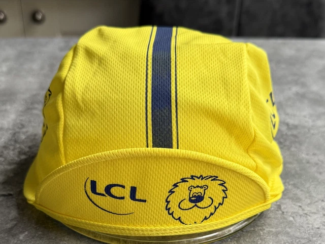 TOUR DE FRANCE 2025 LCL Yellow Cycling Cap Hat Sports £0.49 - UK