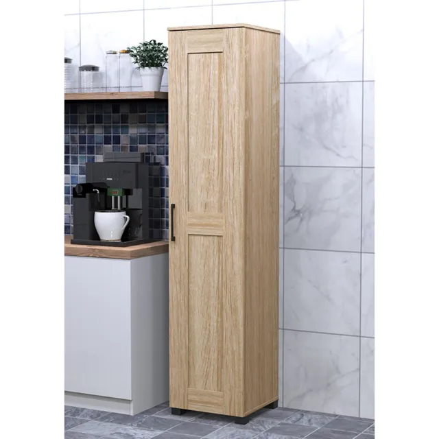 Montreal Cupboard Single Door Tall - Light Sonoma Oak