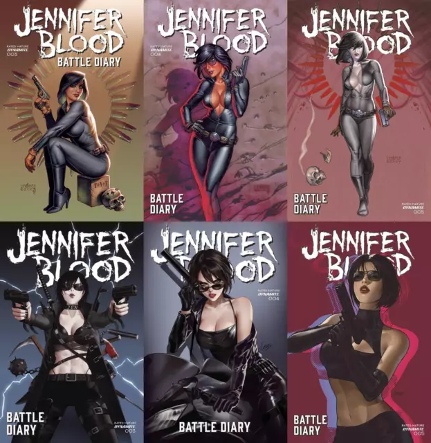 Jennifer Blood: Battle Diary (#3, #4, #5 inc. Variants, 2024)