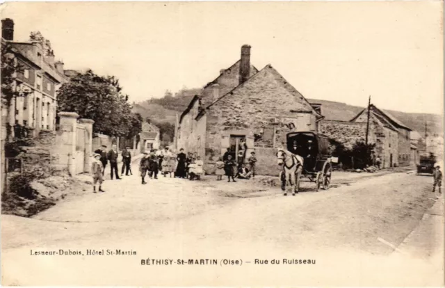 CPA AK BETHISY St-MARTIN OISE - Rue du Ruisseau (424353)