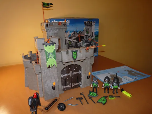 Wolf Knights Castle 6002 - 100% Complete Boxed Vgc Medieval Playmobil Playset