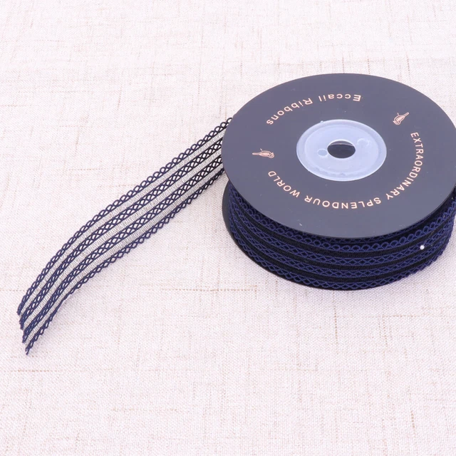 2x Urlaub Weihnachten Band Spitze Trim Stoff Geschenk Verpackung Band 3