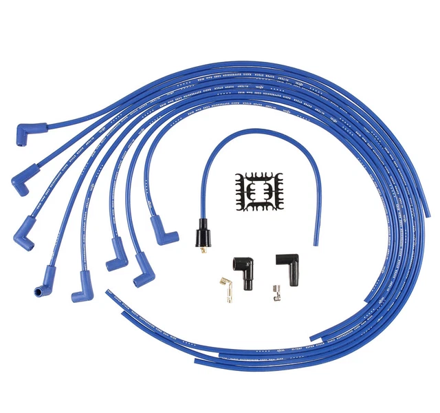 ACCEL 4041B 8mm 90 Degree End Supp BLUE UNIVERSAL