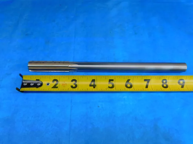 L&I .6101" O.d. Hss Chucking Reamer 9/16 Shank 8 Flute 2 3/4 Loc 9" Oal 5/8 .625