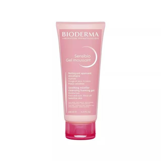 BIODERMA Sensibio Doux Apaisant Micellaire Démaquillage Gel Moussant 100ml