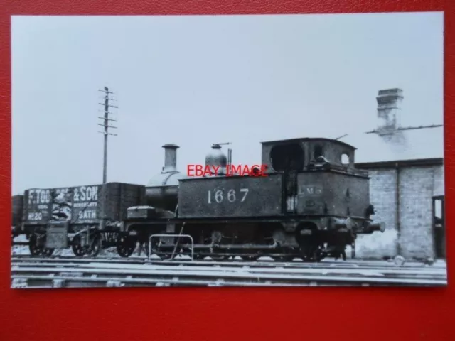 Photo  Lms Ex Midland Rly Class 1377/1552 Loco No 1667